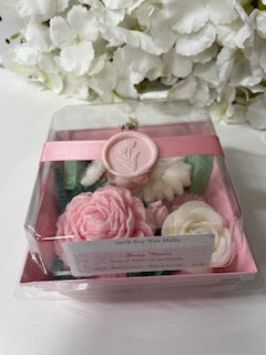 Wax Melt Boxes - Spring Flowers - Pink